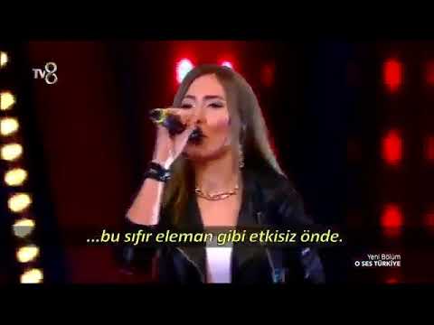 ( O SES TÜRKİYE )Pınar Demirkal gel hadi rap performansı.