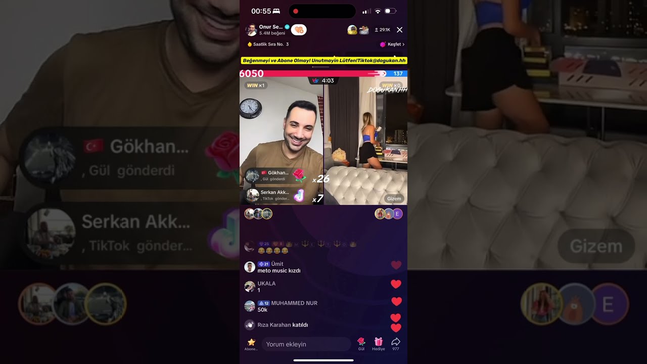 🔴 Onur Sermik 24.07.2023 (Part 2/3) Tiktok Canlı Yayın