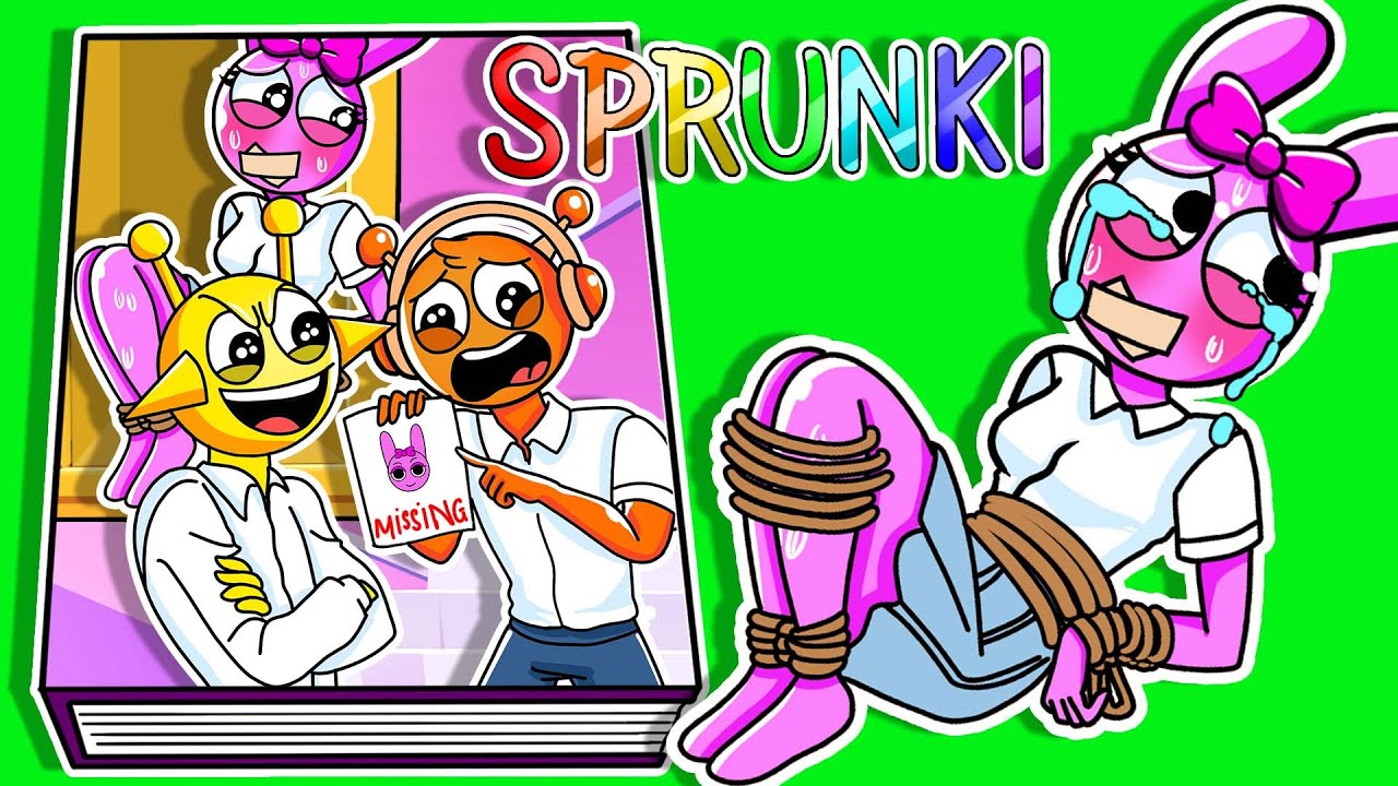 👹 Paper DIY 👹 Making INCREDIBOX SPRUNKI Game Book 📚 (➕ Pinki is missing from school )👹 Amy PaperBook