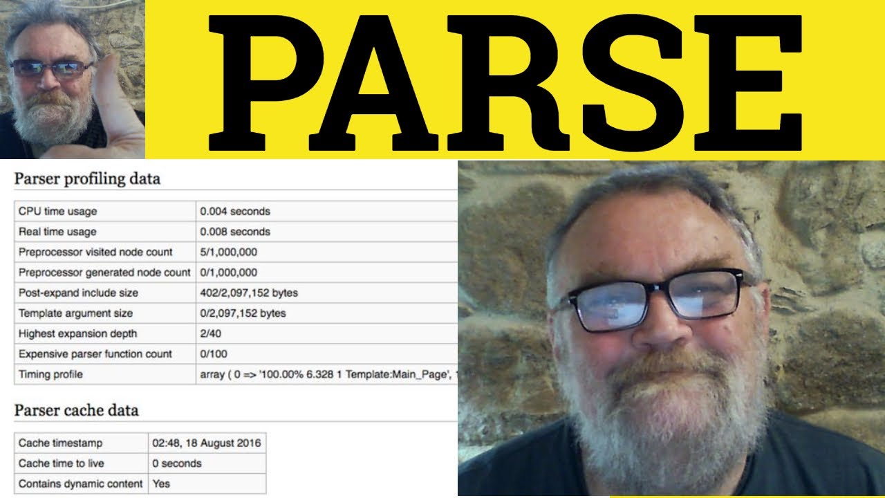 🔵 Parse Meaning - Parse Defined - Parse Examples - Parse Explained
