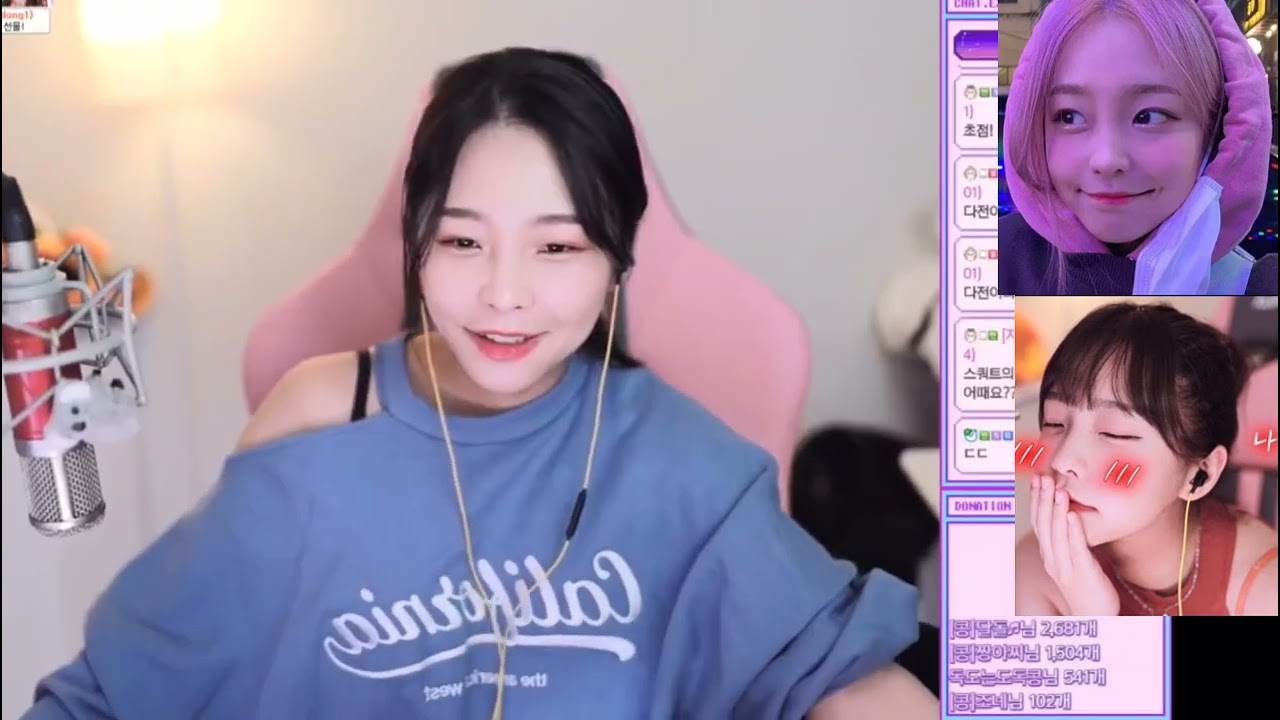 超可愛い子の咳💗韓国人配信者の咳集!! Part4