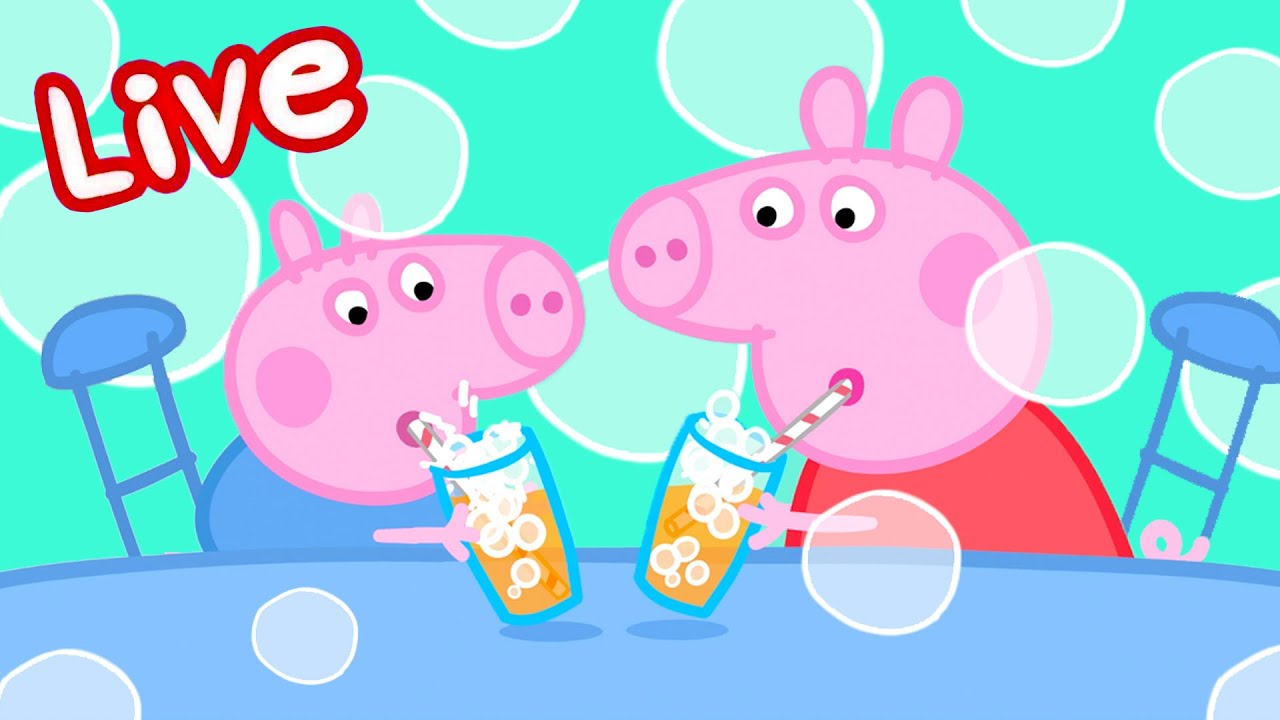 🔴 Peppa Pig SEASON 2 LIVE! 🎬  FULL EPISODES 🍿 Adventures with Peppa 🌟 Kids Cartoons 🔴
