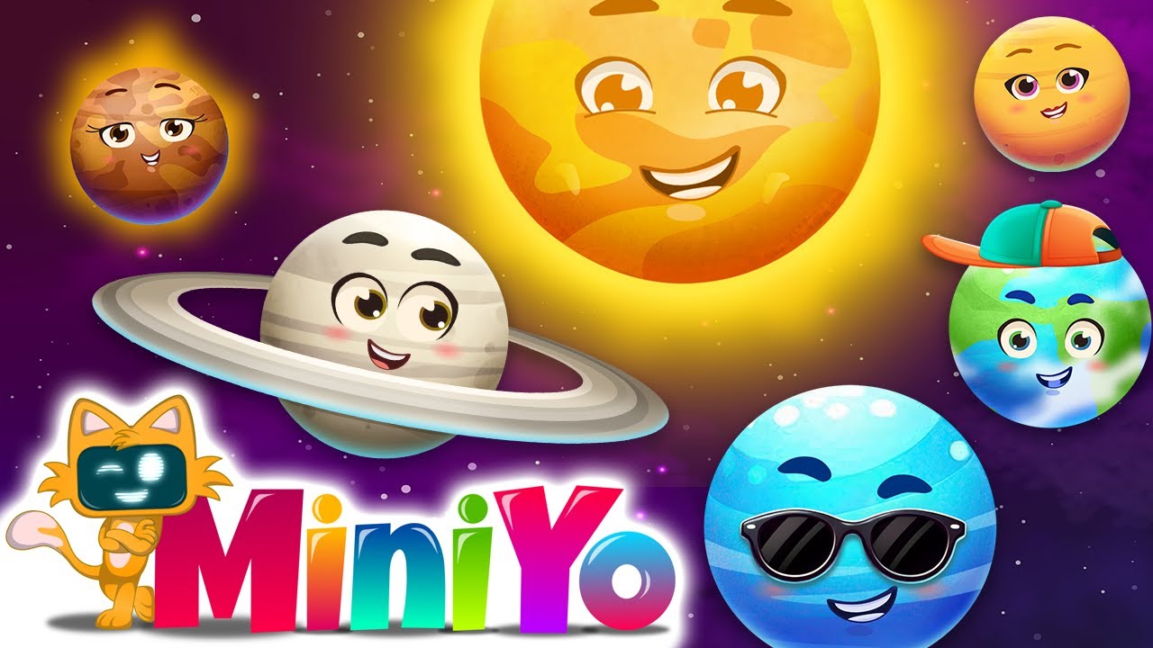🌍 Planets Song Remix - Educational Kids Song | MiniYo Kids