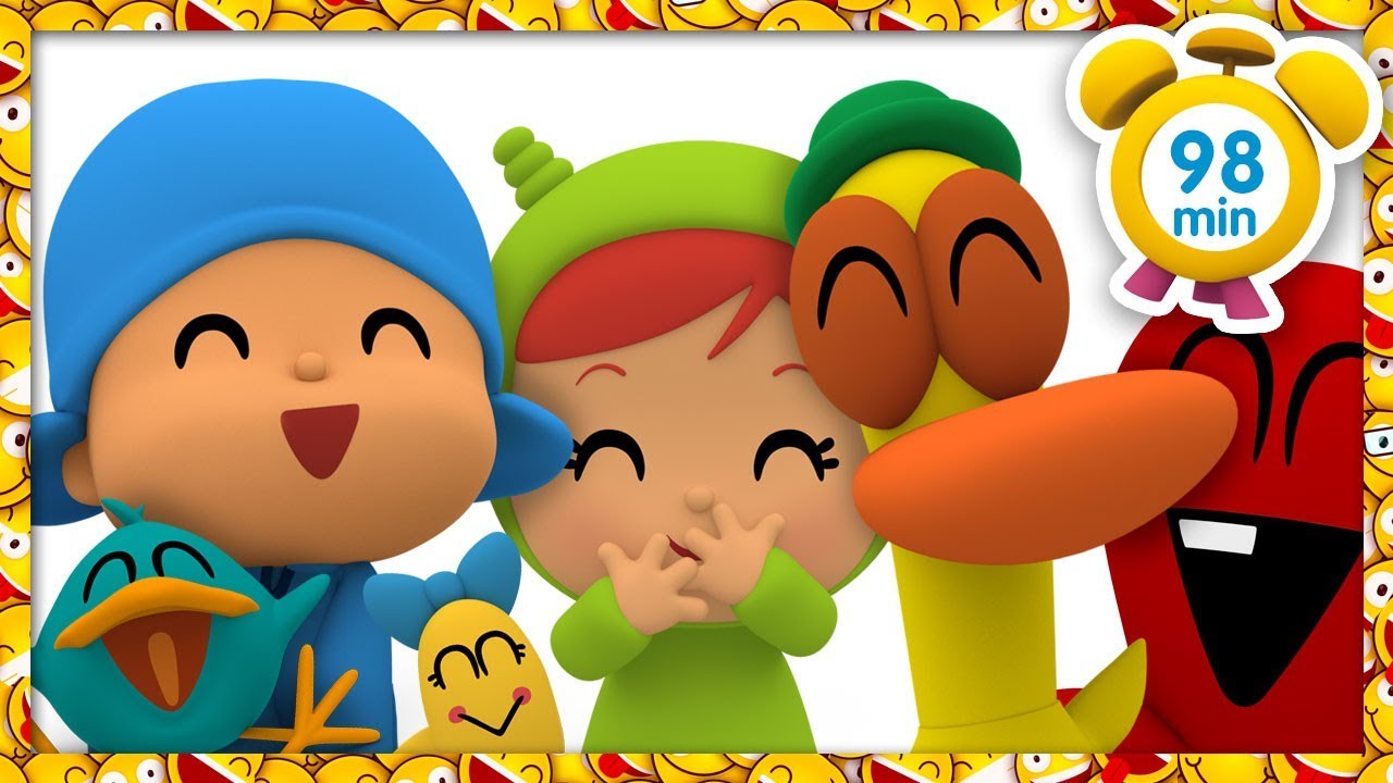 😹 POCOYO in ENGLISH - It's time to laugh [98 minutes] | Full Episodes | VIDEOS and CARTOONS for KIDS