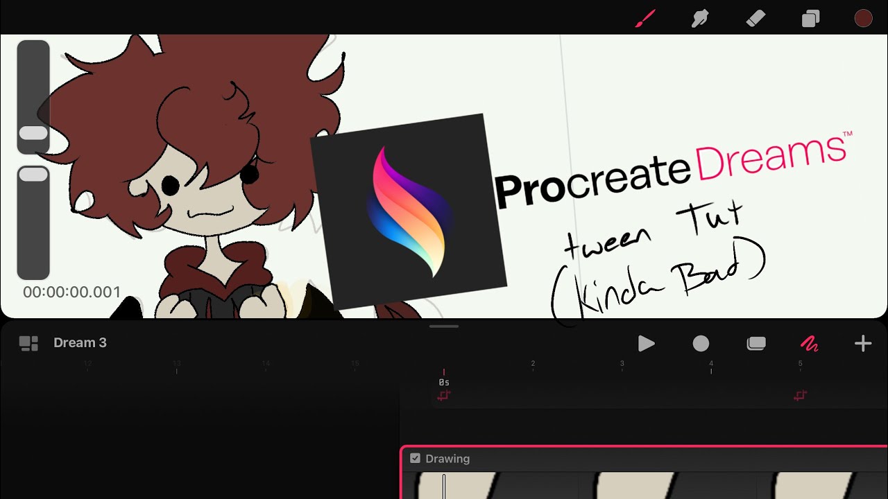 • procreate dreams tweening tutorial!!! // kinda bad (maybe)…. !TIMESTAMPS PROVIDED!