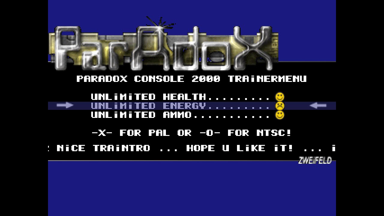 💿 PS1 | Paradox | Cracktro Preview | 2000-05-03 | PDX-ZWE2