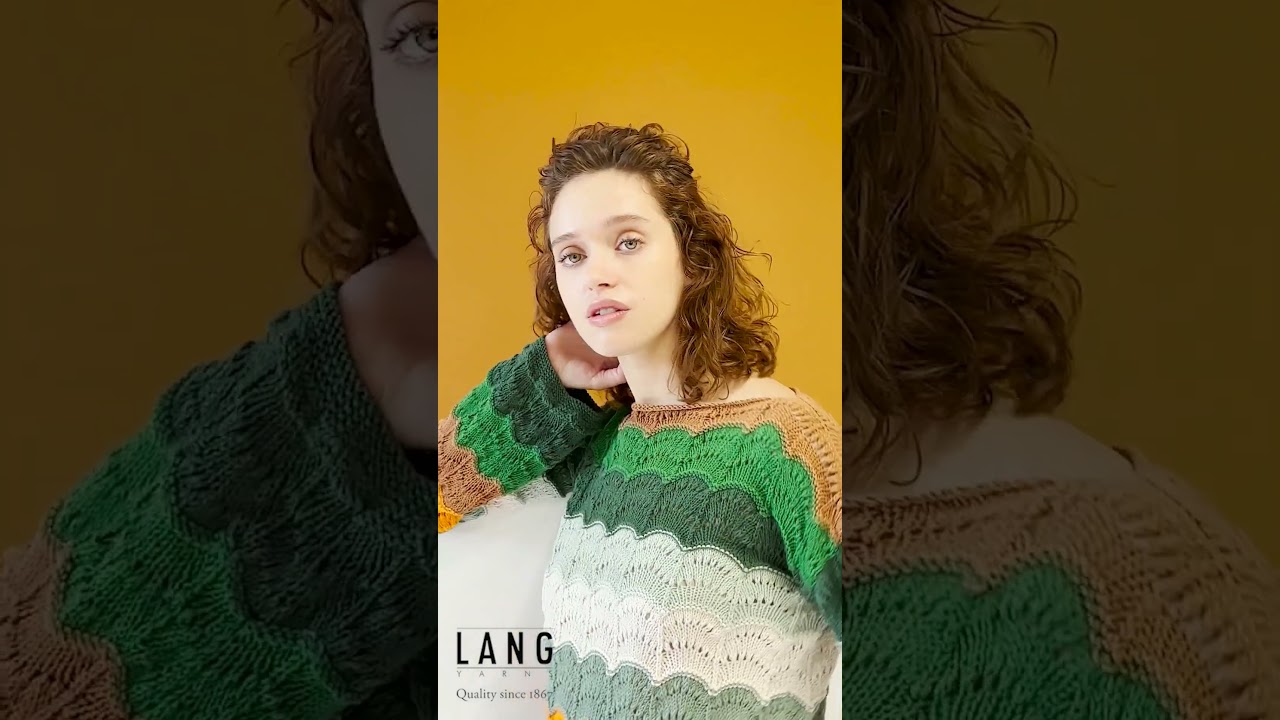 🧶 Pull Aylin n°28 du catalogue Lang Yarns FAM 280 Collection