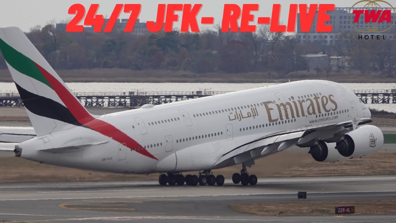 ✈️ RE-Live Planespotting with Highlights from New York (JFK) Airport!  #planespotting #twahotel