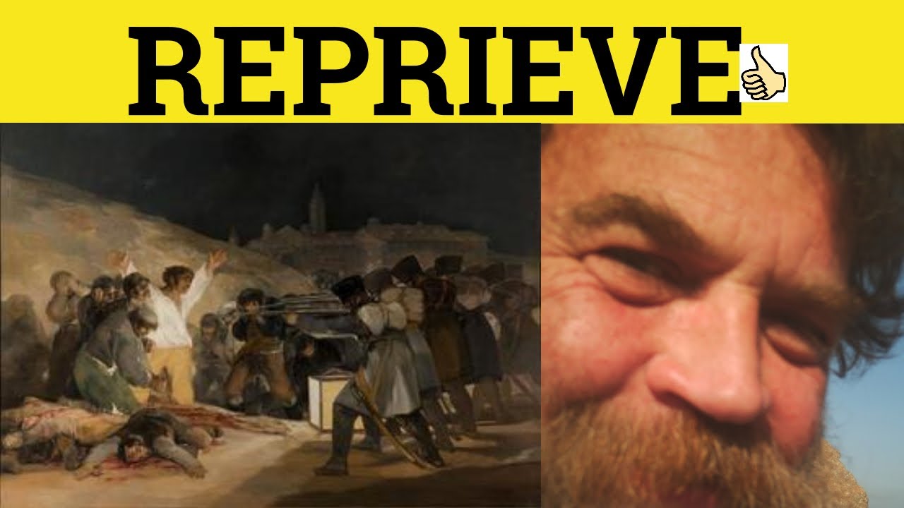 🔵 Reprieve Meaning - Reprieve Examples - Reprieve Defined - Reprieve Definition - Legal English