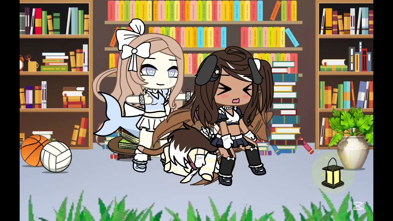 { REQUEST! } || ,, 📚🎒 Library mess' .. || gacha fart || 4bl00dypawsiez ||
