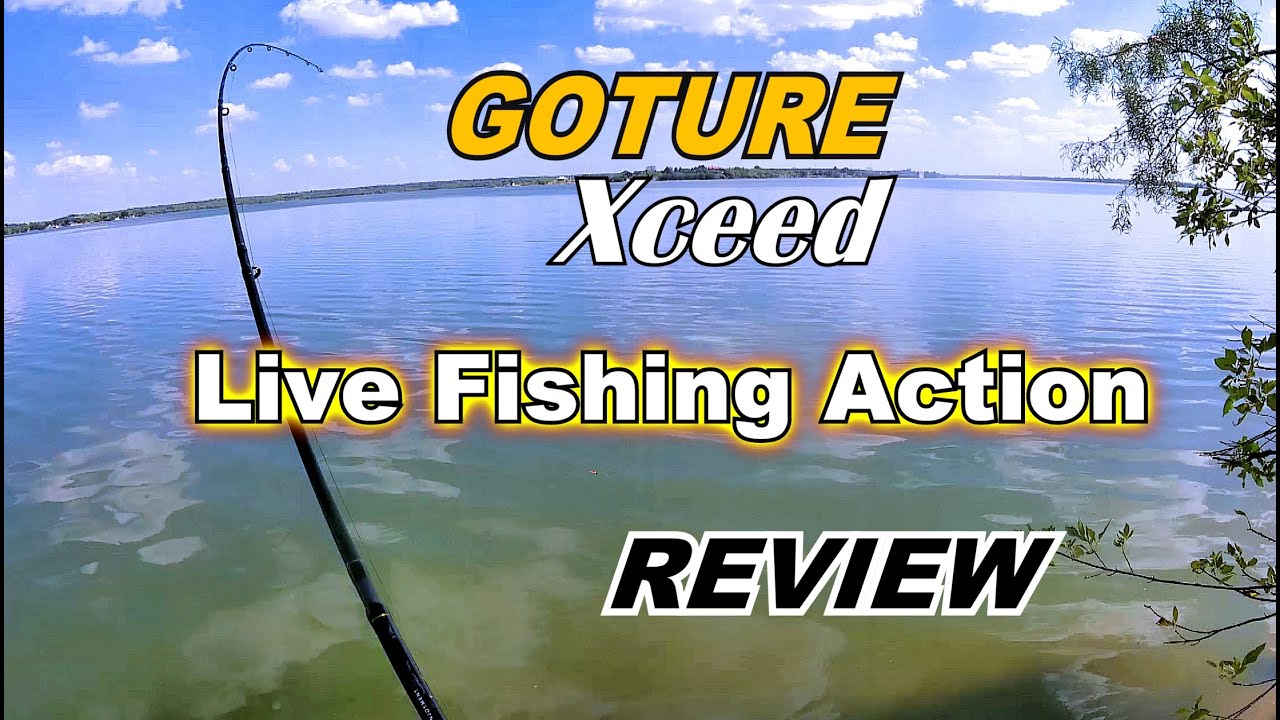 🐟 REVIEW: Goture Xceed 4-piece Fishing Rod.  Real Live Action Testing
