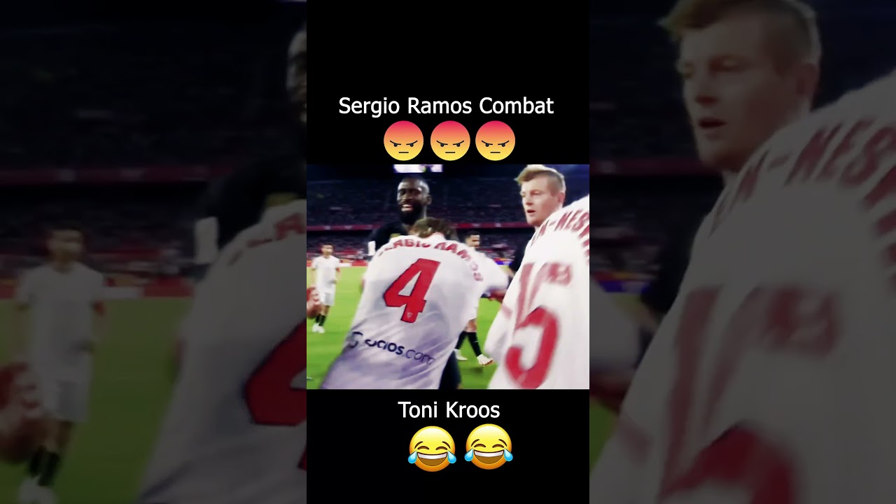 😱 SEVILLA  Ramos vs Kroos REAL MADRID 😂 #shorts #championsleague #ronaldo