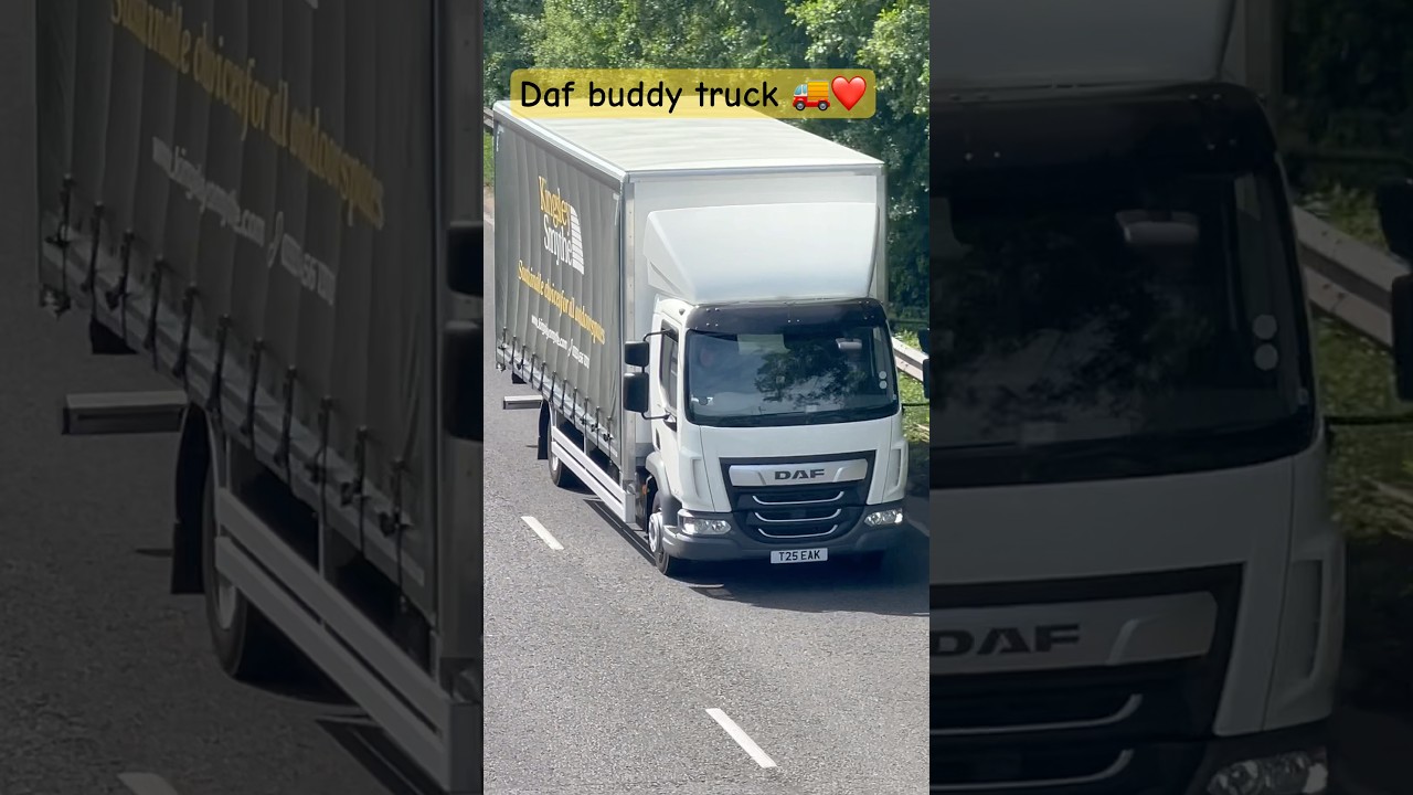 🚛🔵 Stunning DAF Buddy Truck in North Camp, Hampshire – Can You Guess the Model? #DAFTruck #North