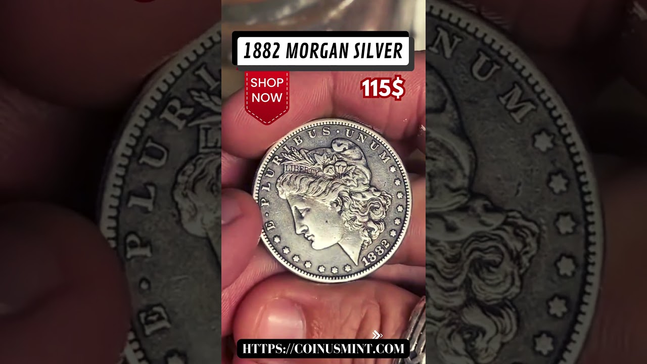💰 Super 1882 Morgan Silver Dollar #Coinusmint #Silver #Half #Coin #Dollar #Morgan #gold #1882morgan