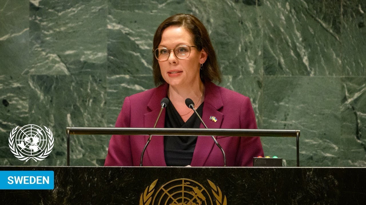 🇸🇪 Sweden - Minister for Foreign Affairs Addresses United Nations General Debate, 79th Session #UNGA