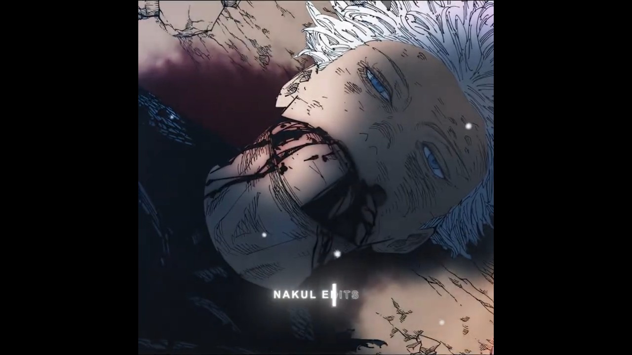 「 THE STRONGEST 💔 」- JUJUTSU KAISEN GOJO SATORU DEAD EDIT #GOJO #SUKUNA #SHORTS