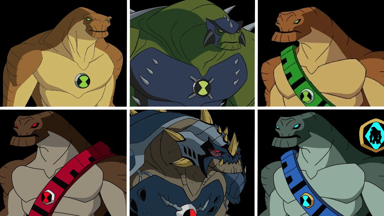 🇧🇷 Todas as Transformações do Enormossauro - ben10 (Dublado) Especial 3.000 mil Inscritos