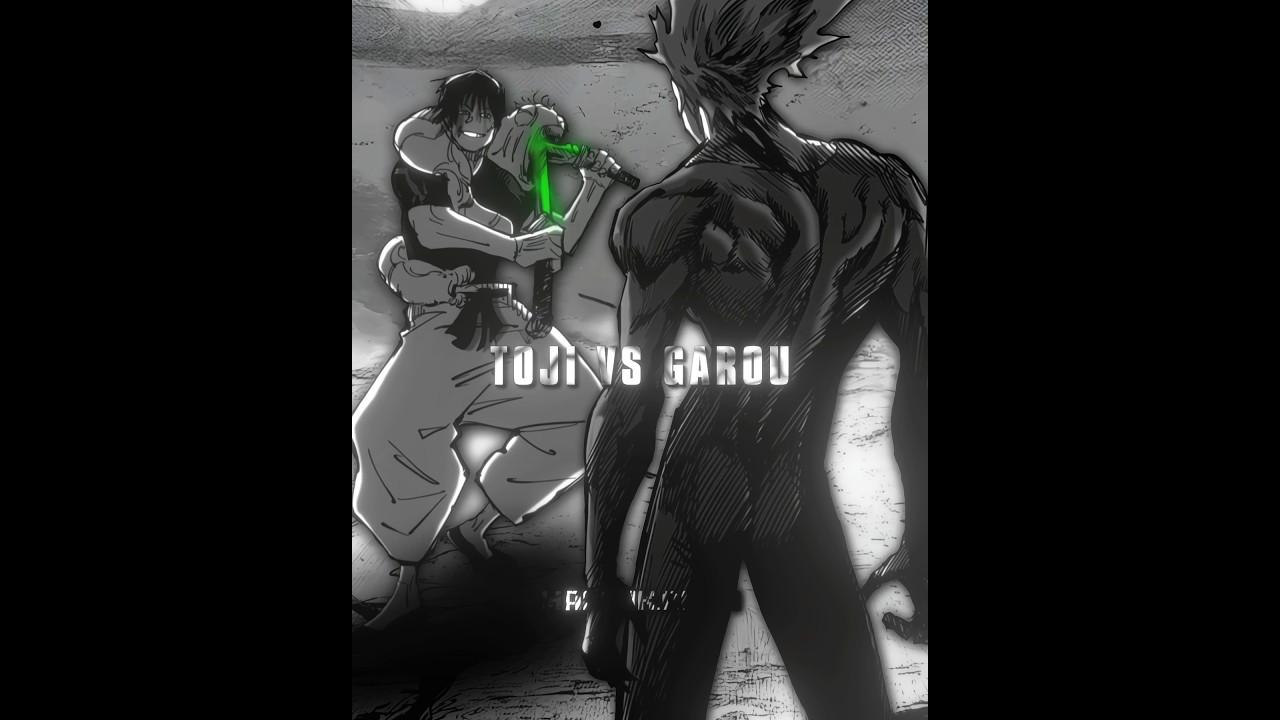 【 Toji vs Garou 💀🔥】OPM/JJK「Manga Edit」#edit #opm #jjk  #manga
