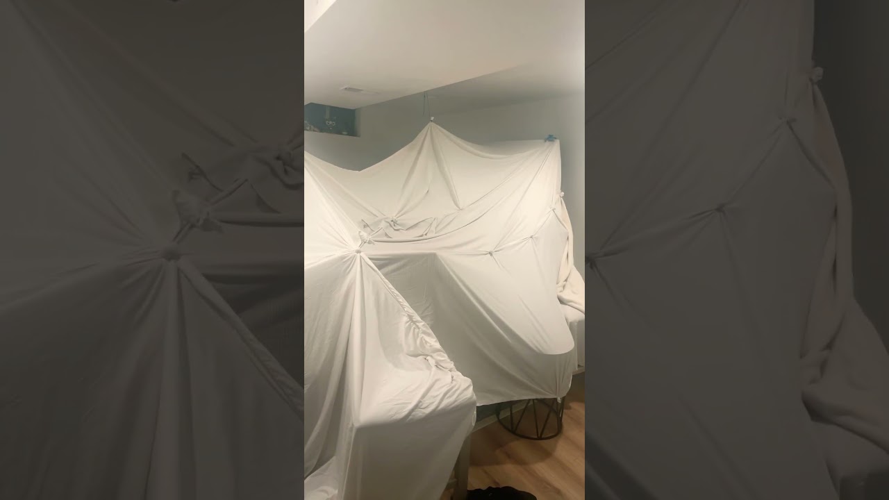 ✨ #transition #surething Sleepover fort✨