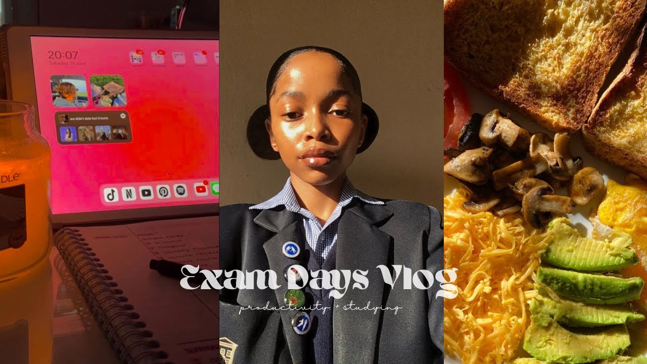 ☆ vlog | final exam days in my life *productive* || South African Youtuber