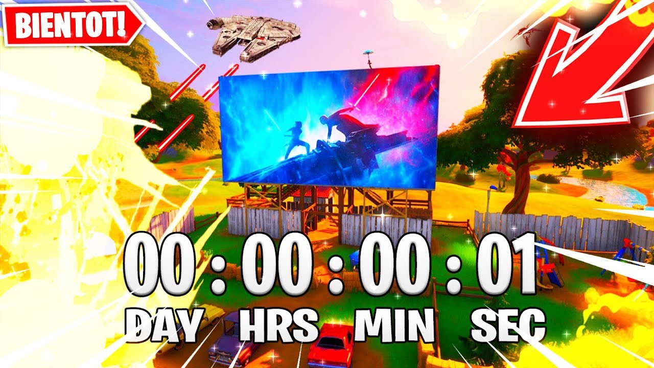 🔴 ÉVÉNEMENT STAR WARS sur FORTNITE A 20H !