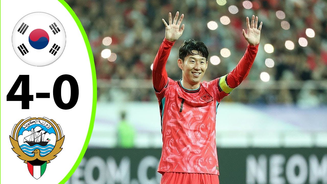 한국 vs 쿠웨이트 4-0 - 모든 골과 하이라이트 - 오늘 경기 - 2025년 6월 10일