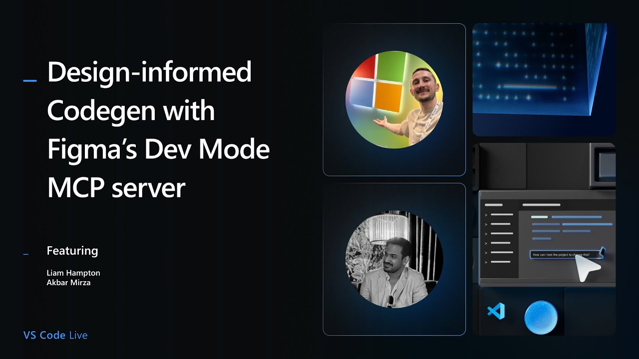 🔴 VS Code Live - Design-informed Codegen with Figma’s Dev Mode MCP server