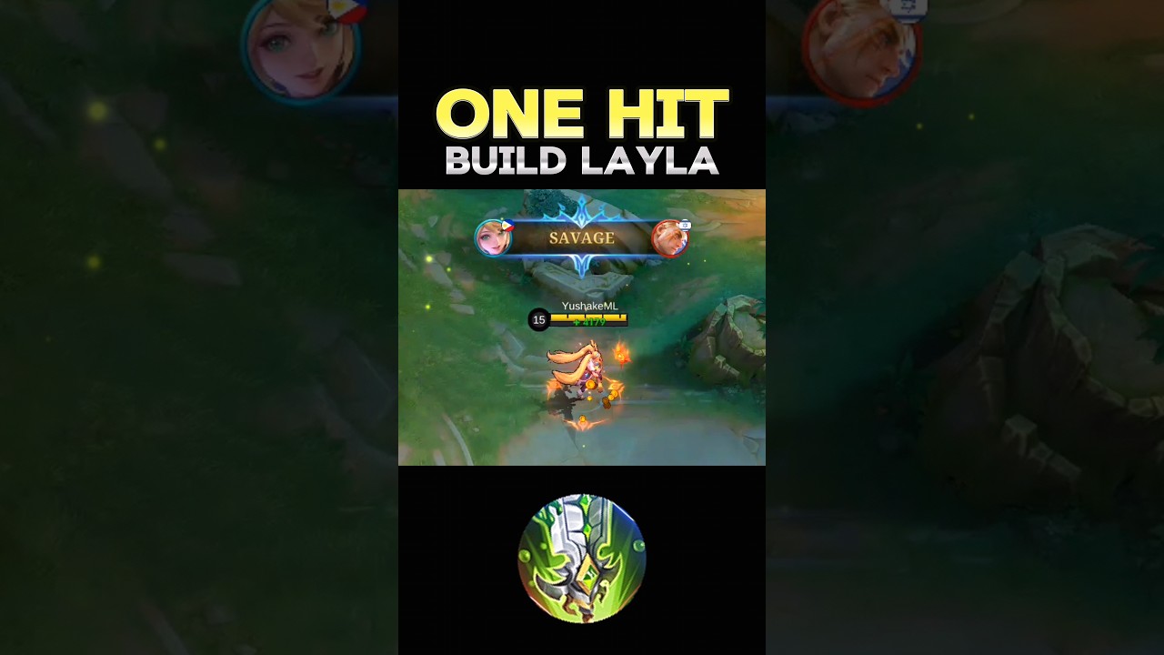 😱 WATCH THIS - BEST BUILD LAYLA 2024❓(ONE HIT) ~ MLBB 🔥 #mobilelegends #onehitbuild #layla #shorts