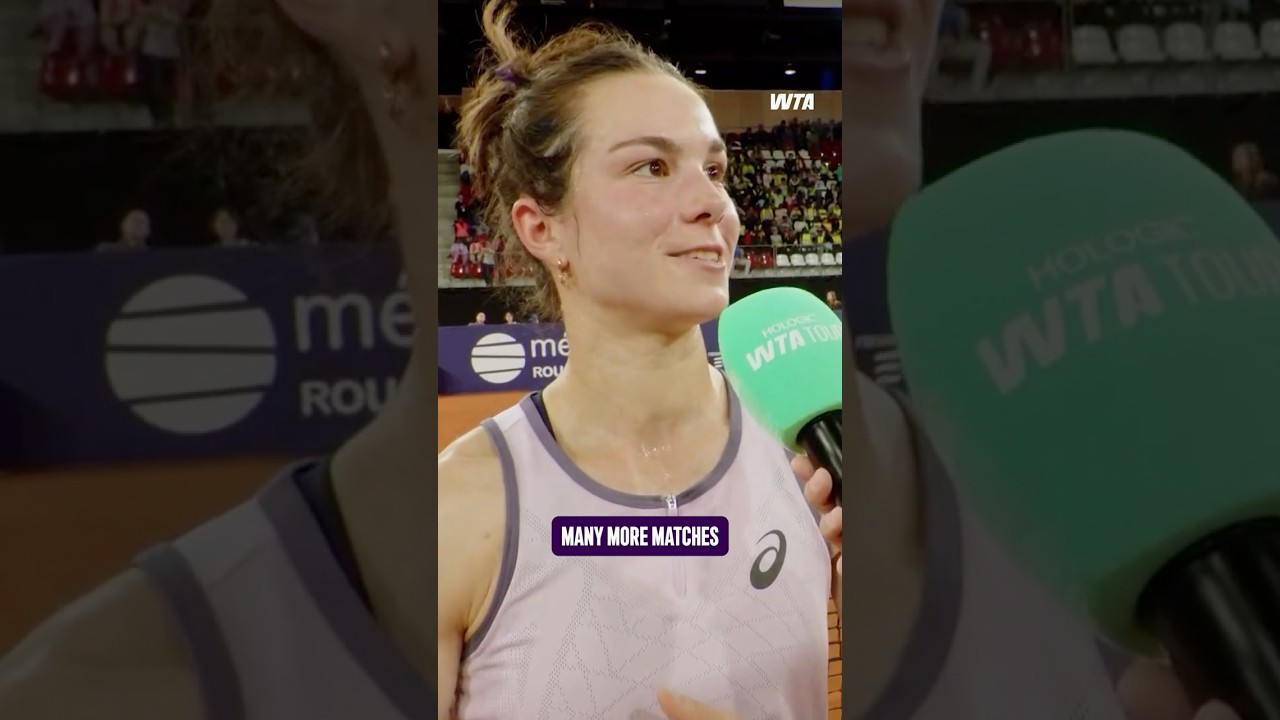 上昇がこれほど速いと、注目してしまいます😤 #WTA #テニス #LoisBoisson #RolandGarros