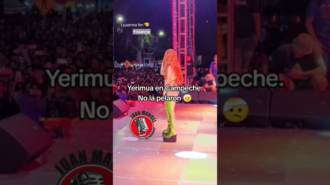 😒🥱 Yerimua en Campeche siendo la sensación... #JuanManuel #AlMicrófono #irreverenteperodecente