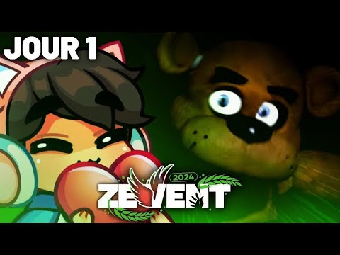 💚 ZEVENT : FNAF 1, FNAF 2, Test pureté, room tour