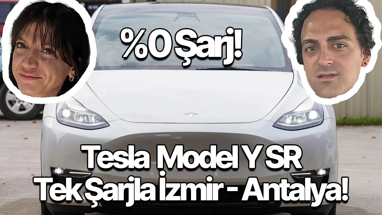 %0 Şarj ile İzmir-Antalya! | Tesla Model Y SR
