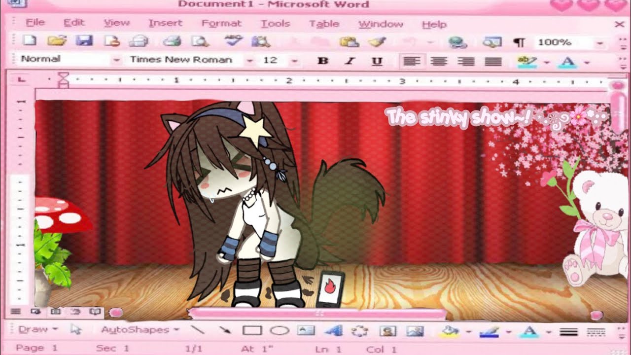 01- 🍮🥄 ˚₊ the stinky show~! ˙ . ꒷ 🍰 . 𖦹˙— /gacha fart/