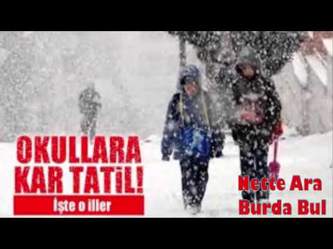 04 OCAK PAZARTESİ HANGİ İLLERDE OKULLAR TATİL KAR TATİLİ?