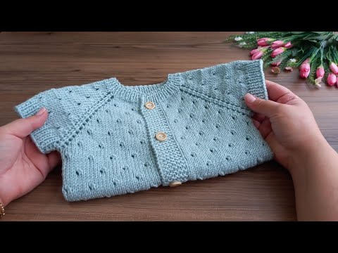 ✅️🍀0-6 Ay Yenidoğan Çok Kolay Bebek Yeleği ✅️🍀Beymen Yelek Modeli ✅️🍀0-6 Months Newborn Baby Vest