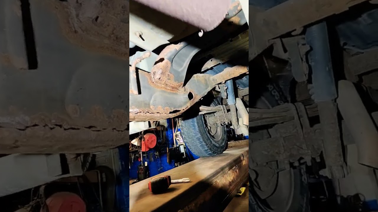 08 Chevy Silverado fixing a common frame rot!