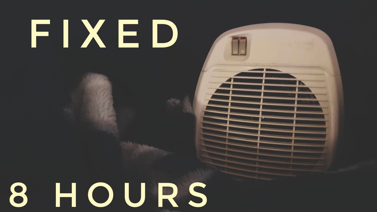 0°C outside and you are near the fan heater... | heater sound, white noise, relaxing, sleeping,