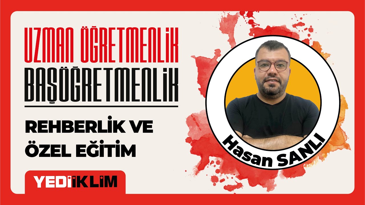 1 - Rehberliğe Giriş ve Öğrenci Kişilik Hizmetleri - Hasan SANLI