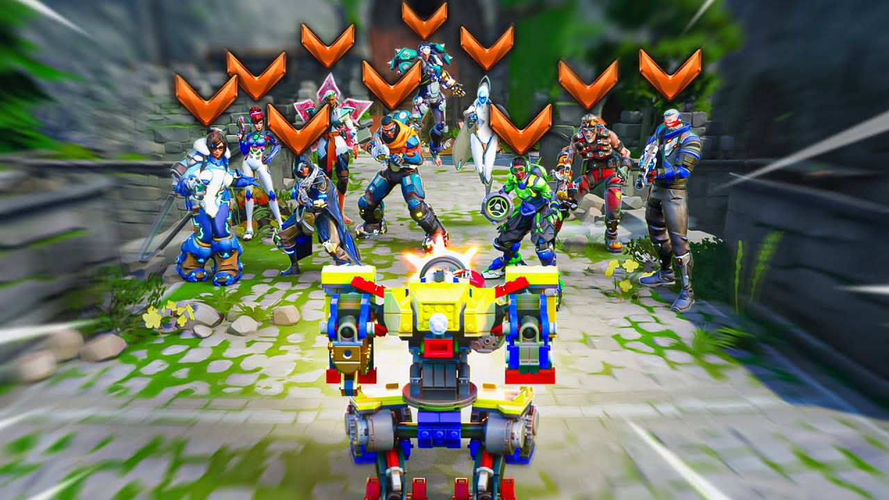 1 BUFFED Top 500 BASTION vs *10* Bronze Players - Who wins?! (ft. BastionMain)