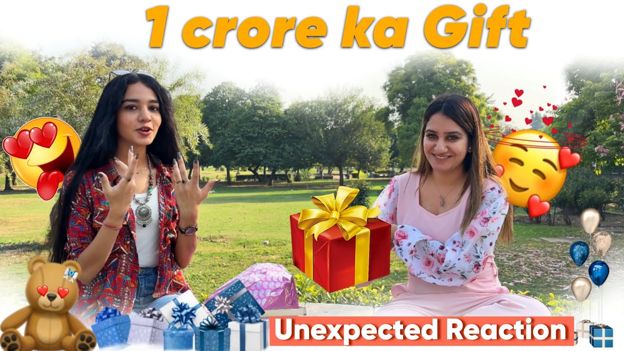 1 crore ka gift karishma ke lye wait for end ❤️#youtube #bestfriend #vlog #youtubeindia