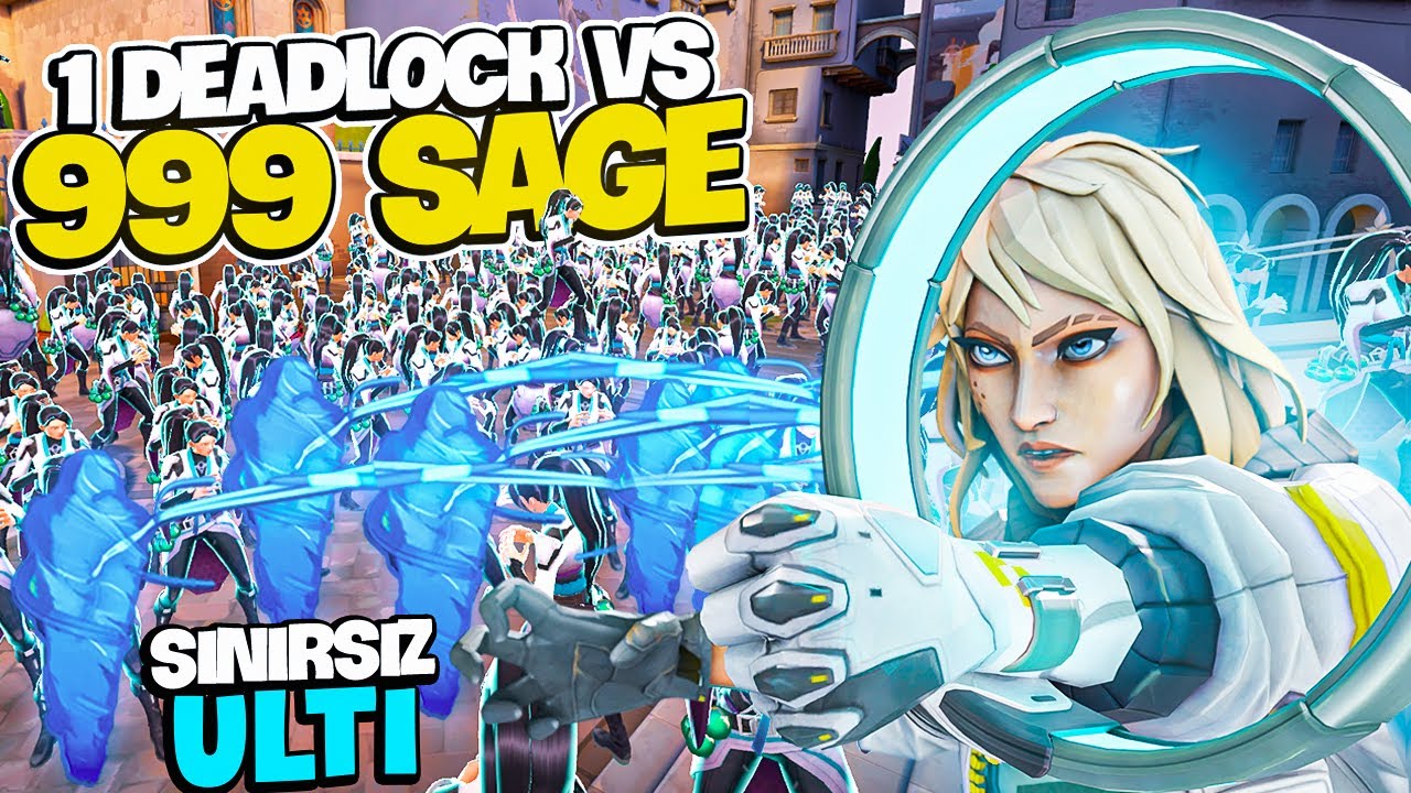 1 Deadlock vs 999 sage | valorant
