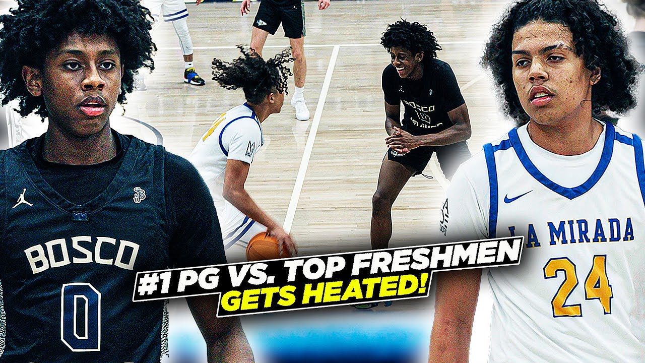 #1 Freshman vs The #1 Sophomore PG Got HEATED!
