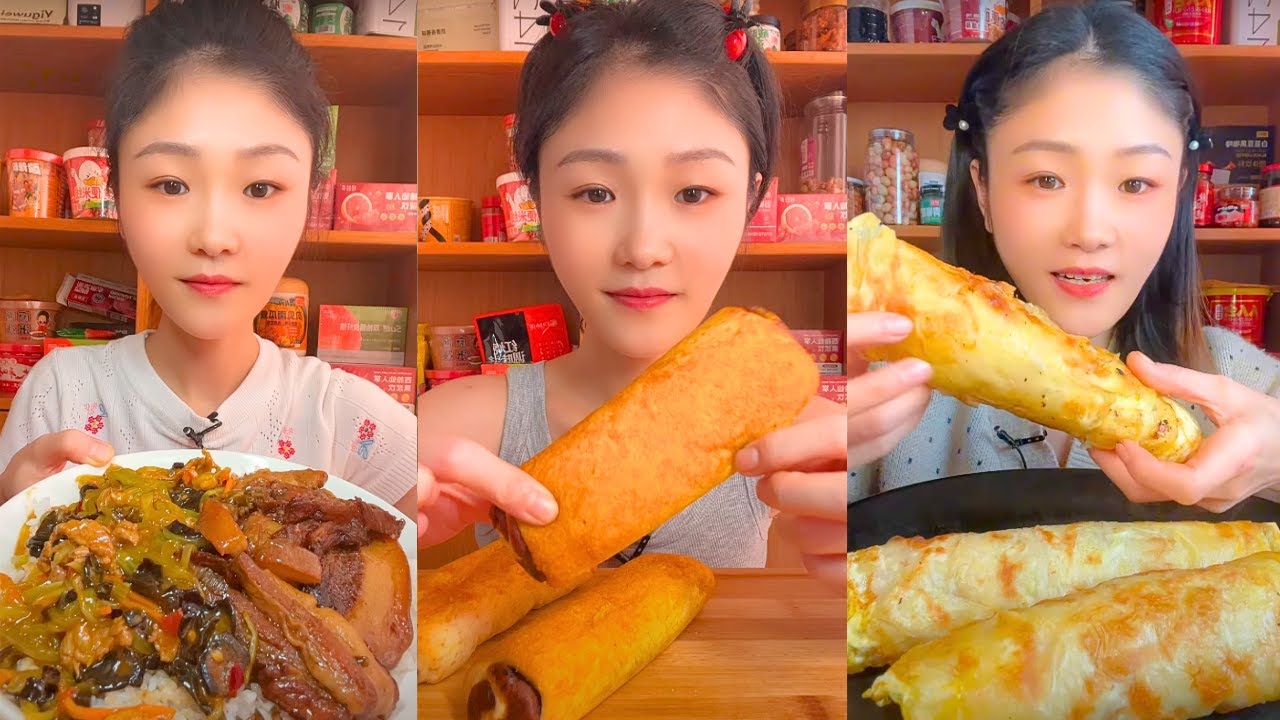 1 Hour ASMR Mukbang | Satisfying Eating Sounds for Sleep, Relaxation & Study #403