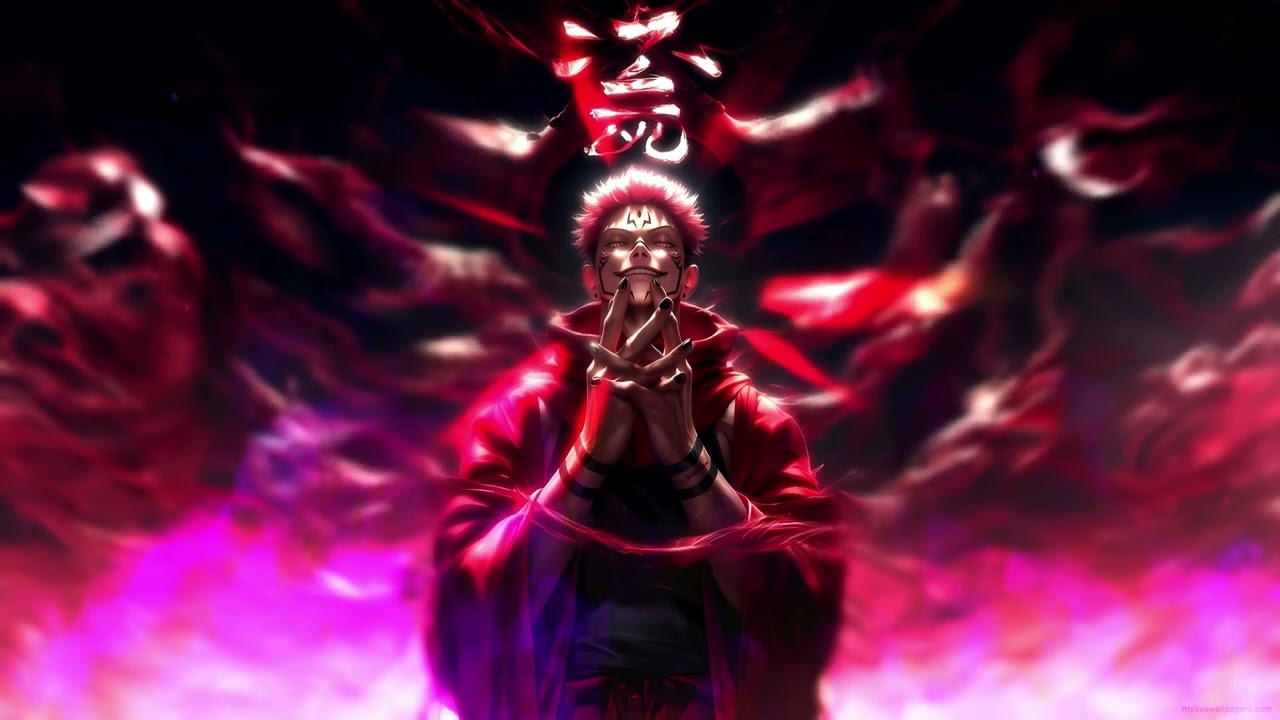 1 Hour loop - 4k HD - Ryomen Sukuna - jujutsu Kaisen Live Wallpaper & Screensaver #anime