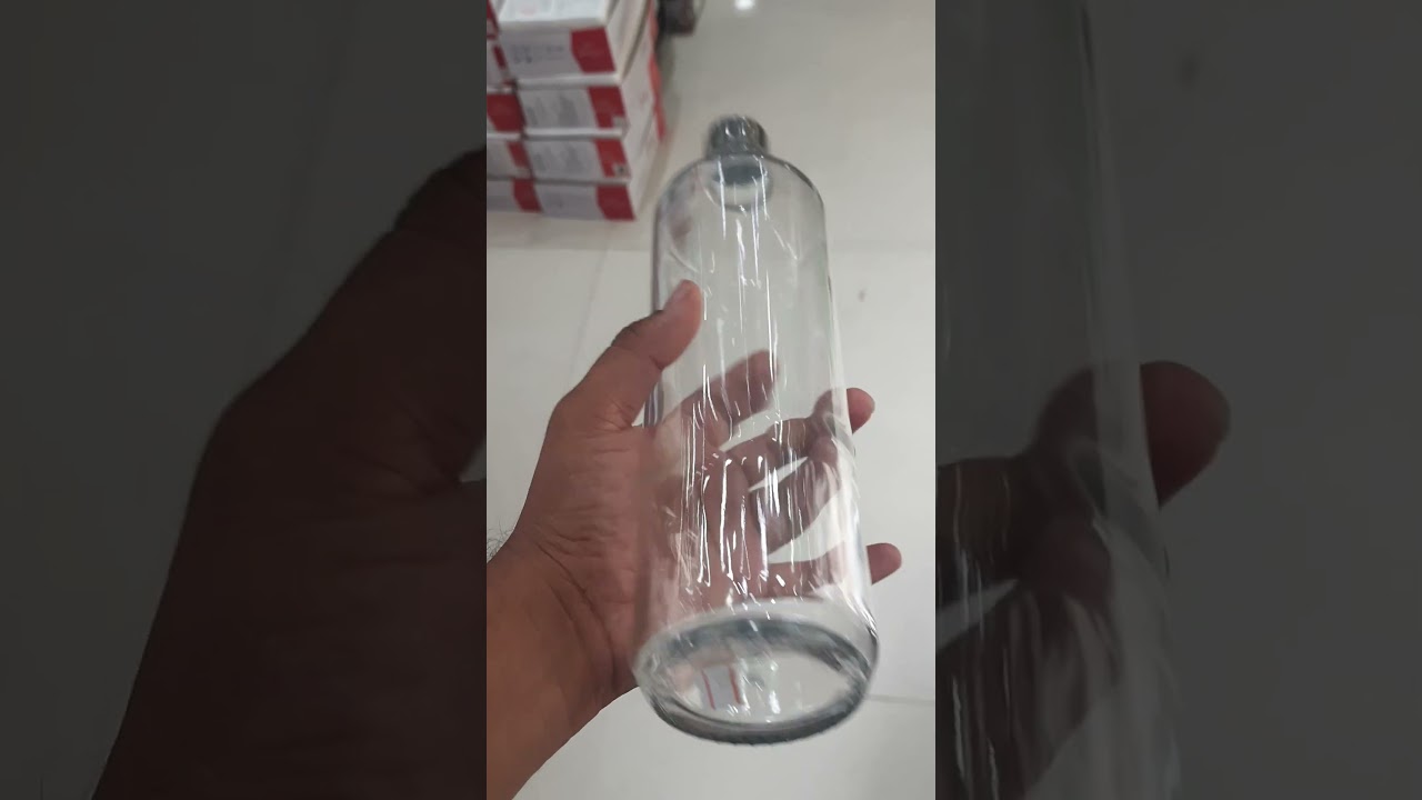 1 Ltr high quality glass transparent water and juice bottle for home use |hotels |restaurant|#short