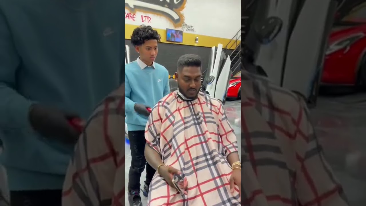 1 MILLION DOLLARS worth of cars?! #haircut #rollsroyce #viralvideo