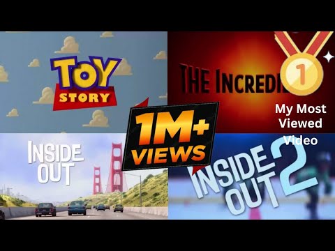 (1+ MILLON VIEWS!!!) Pixar Animation Studios Title Cards (1995-2024) (Including Inside Out 2)