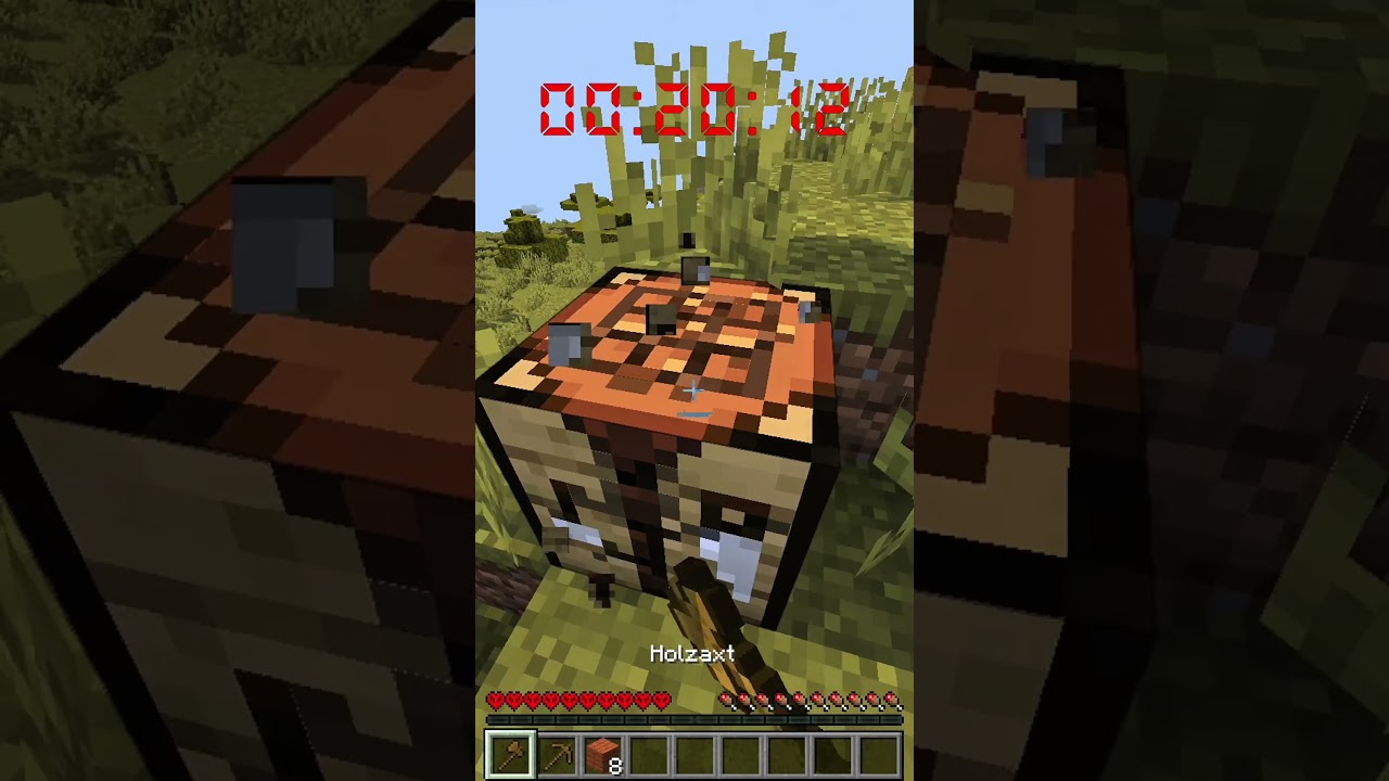 1 min per day to beat minecraft #minecraft #challange
