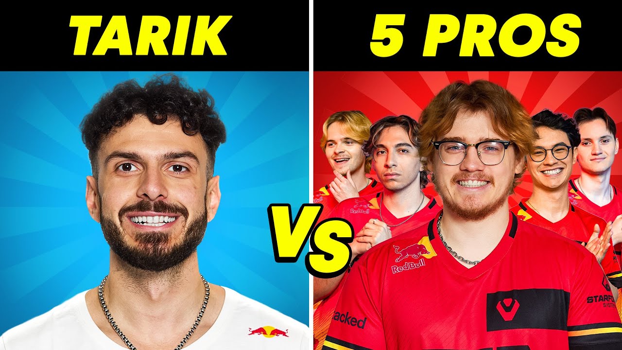 1 Noob vs 5 VALORANT Pros | Tarik vs Sentinels (no crosshair)