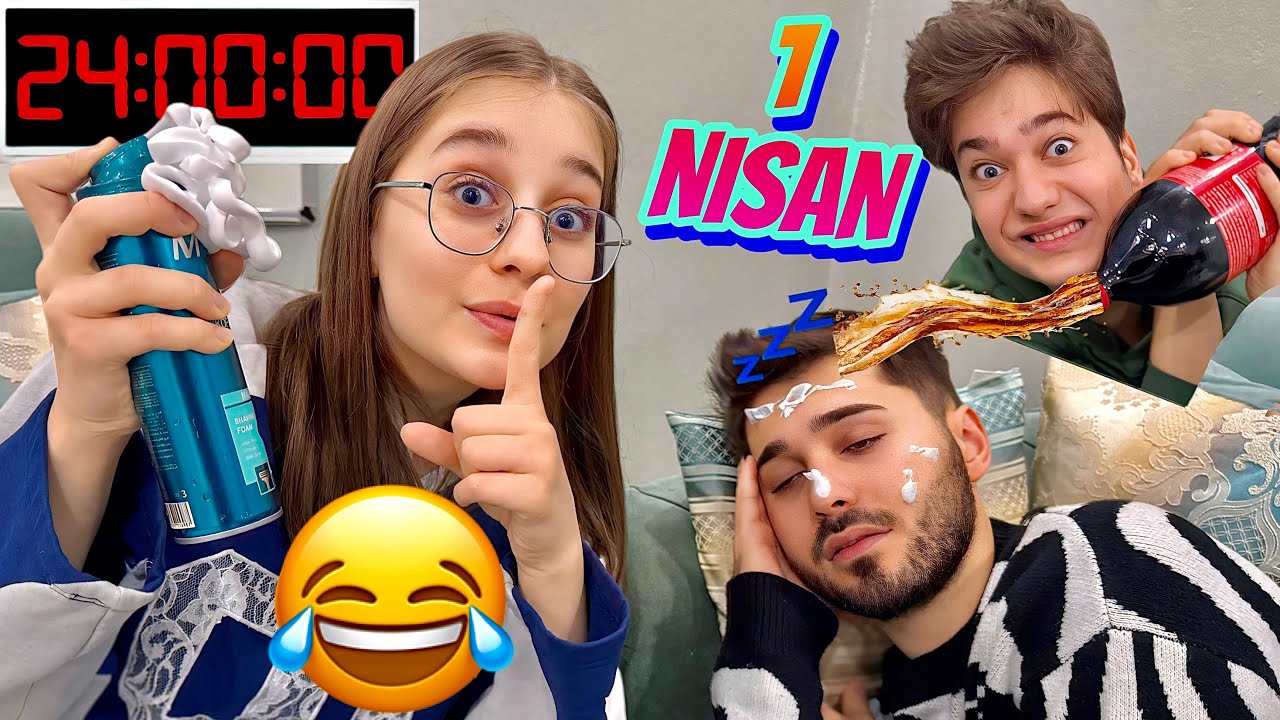 1 NİSAN ‘DA ABİME 24 SAAT BOYUNCA ŞAKA YAPTIM